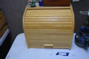lot 350 image: Rolltop Bread Box CONTENTS SOLD SEPARATELY