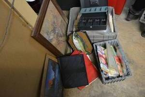 lot 396 image: Deer Print, Cash Register Tray, Lots of Crafting Paper