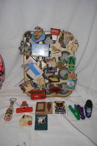 lot 196 image: Fridge Magnets - Coca-Cola and Traveling Souvenirs