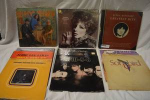 lot 284 image: Music Albums Jerry Lee Lewis, Barbara Streisand, and Linda Ronstadt