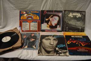 lot 283 image: Music Albums Berlin, Alabama, Bruce Springsteen, and Neil Diamond