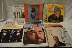 lot 287 image: Music Albums George Carlin, Bill Crosby, and Jose Jimenez