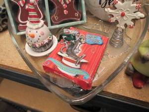 lot 180 image: Silver Plated Dr. Suess Ornament, Swirl Design Bowls, Hurricane Lamp Covers
