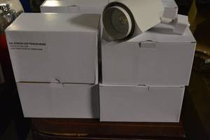 lot 245 image: 25W LED Track Head White - 4 Total