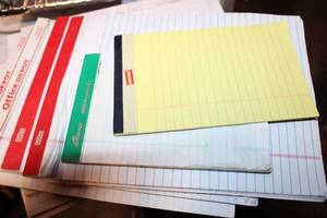 lot 508 image: Legal Pads, Receipt Pads