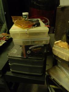 lot 294 image: Fishing Lot Lures, Fish Scale, Tackle Boxes