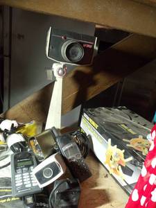 lot 494 image: Vintage Security Camera and Cell Phones