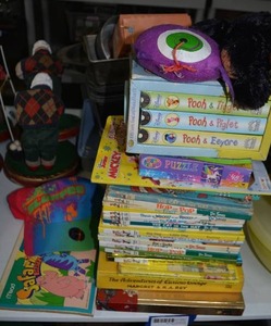 lot 391 image: Dr. Seuss Books, Curious George Books, and Winnie the Pooh Set