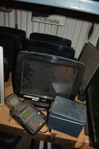 lot 408 image: Electronics Tysso Monitors, Chase Card Reader