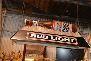 lot 24 image: Bud Light Bottle Pool Table Light