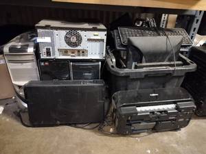 lot 413 image: Electronics Hard Drives, Keyboards