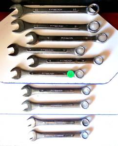 lot 12 image: LOT OF 10 - PITTSBURGH FORGED STEEL BOX WRENCHES