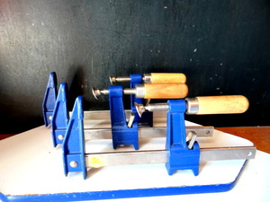 lot 36 image: LOT OF 3 RACHET CLAMPS - LIKE NEW