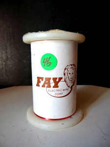 lot 46 image: FAY COPPER WIRE - SIZE 40 - NEW SPOOL 1.35 POUNDS