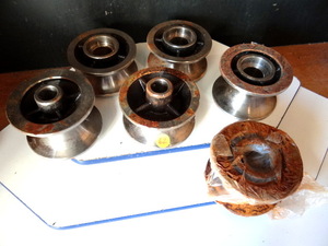 lot 62 image: LOT OF 6 - COGSPULLEY AS SHOWN