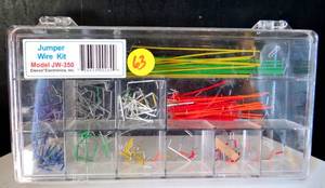 lot 63 image: Elenco JW-350 350 pc. Preformed Jumper Wire Kit