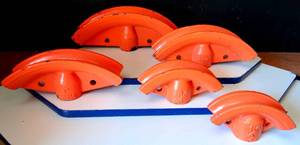 lot 67 image: MANUAL PIPE BENDER SET - 5 SIZES (NEW)