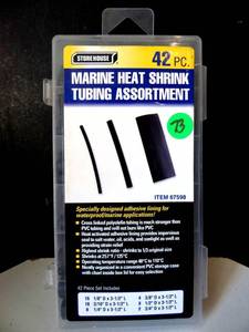 lot 73 image: STOREHOUSE 42 pc. Marine Heat Shrink Tubing Assortment, 67598