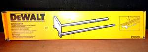 lot 94 image: DeWALT DW7080 Miter Saw 20 Extension Support Kit - NIB
