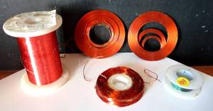 lot 109 image: LOT OF COPPER WIRE AS SHOWN