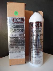 lot 136 image: EGL NEON SOURCE ARGON GAS 435600
