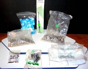 lot 143 image: ASSORTMENT OF HARDWARE AS SHOWN