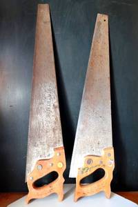 lot 145 image: Vintage Disston Countryside C1 10 Handsaw with Wheat (X2)