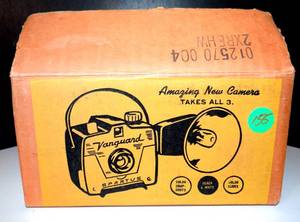 lot 155 image: RARE Vanguard Spartus 127 Film Camera with Original Box
