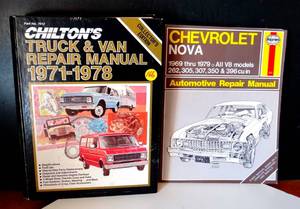 lot 166 image: CHILTONS 1971-78 TRUCK & VAN REPAIR MANUAL & 1969-74 CHEVY NOVA