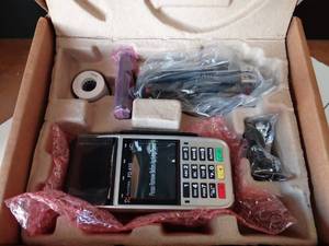 lot 180 image: First Data FD410 GPRS CREDITDEBIT EMV CHIP READER Wireless Terminal - NEW IN BOX