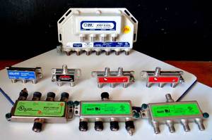 lot 190 image: ASSORTED LOT OF SPLITTERS