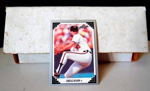 lot 238 image: 1991 LEAF BASEBALL CARD SET - #265 THROUGH 528