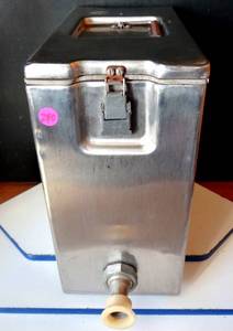 lot 240 image: LARGE STAINLESS COOLERDISPENSER