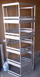 lot 285 image: ALUMINUM 6 SIDED CYLINDERS AS SHOW - 5 PIECES