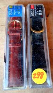 lot 298 image: NEW - GUESS WATCH BANDS 20mm - RETAIL $13.50 EACH (2X$)