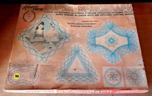 lot 313 image: RARE VINTAGE - Kenners Super Spirograph No 2400 from 1969 (AMAZING FIND)