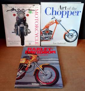lot 317 image: LOT OF HARDCOVER MOTORCYCLE THEMED COFFEE TABLE BOOKS