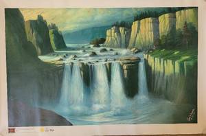 lot 40 image: LARGE EXCLUSIVE LIMITED EDITION 601000 GICLEE ITEM #11924 PARAIZO II BY JOSE CORREA. MEASURES 30 X 48.5. HAS NEVER BEEN FRAMED. CHECK IT OUT