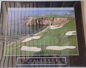 lot 35 image: CHALLENGE INSPIRATIONAL WALL FRAME AS SHOWN. APPROX. 37.5 W x 25.5 H.