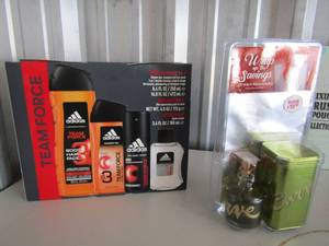 lot 63 image: Adidas team force mens set new, Curve cologne set new in box