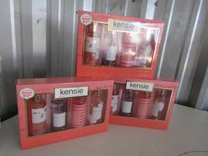 lot 65 image: Kenzie body mist collection qty 3 NIB 4 bottles per box