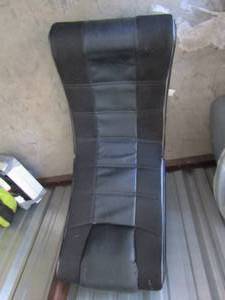 lot 165 image: Black folding gaming chair good condition, Ace bayou brand