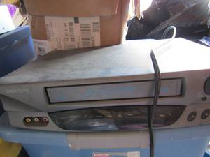 lot 166 image: Brookins VHS player, comes with various VHS tapes also some DVD tapes comedy and DRAMA
