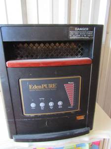 lot 41 image: Eden pure electric heater unknown working condition