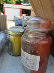 lot 191 image: Lot of used but still good candles of all scents.