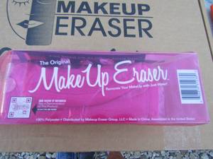 lot 202 image: Box of new make up towel removers bran new qty 8 plus