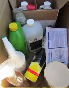 lot 25 image: Lot of used cleaning and carpet products
