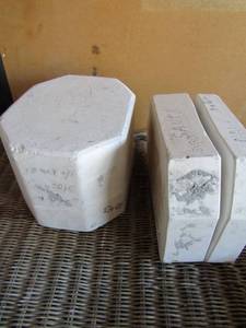lot 57 image: Santa napkin holder ceramic mold, dressed up elephant ceramic mold