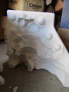 lot 62 image: Atlantic Santa clause ceramic mold