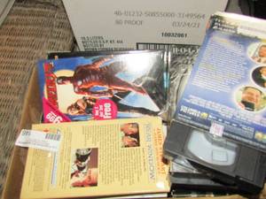 lot 146 image: lot of vhs tapes includes what planet are you from, daredevil, chaplin and more�